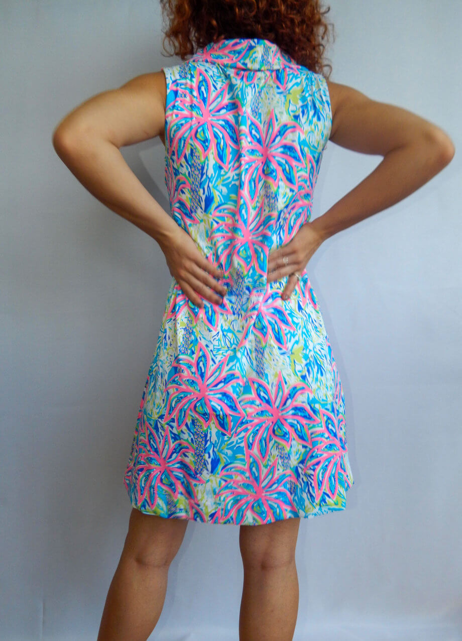 Mika Polus UPF 50+ Multi Color Short Dress