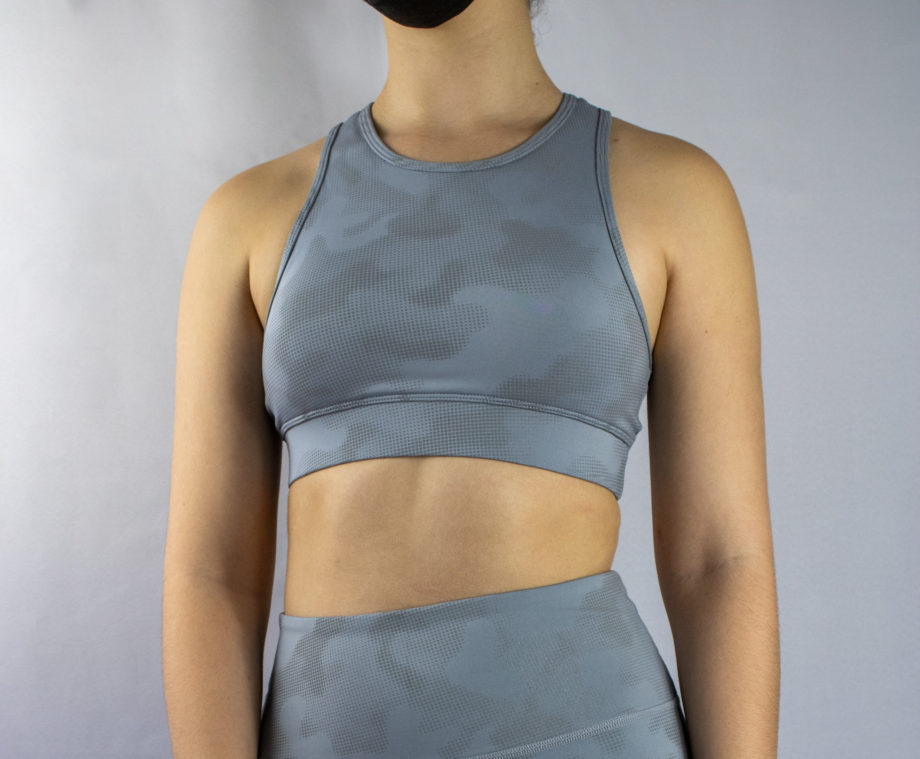 Mika Polus Drop and Give Me Reflective Camo Bra