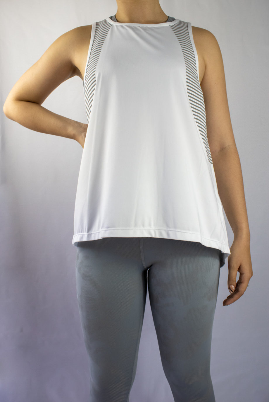 Mika Polus Ultimate Open-Back Active White Tank